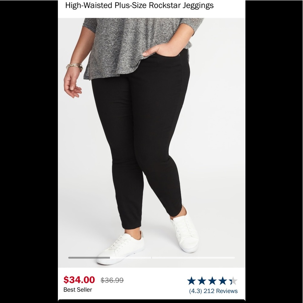 Old Navy Plus Size Rockstar Jeggings